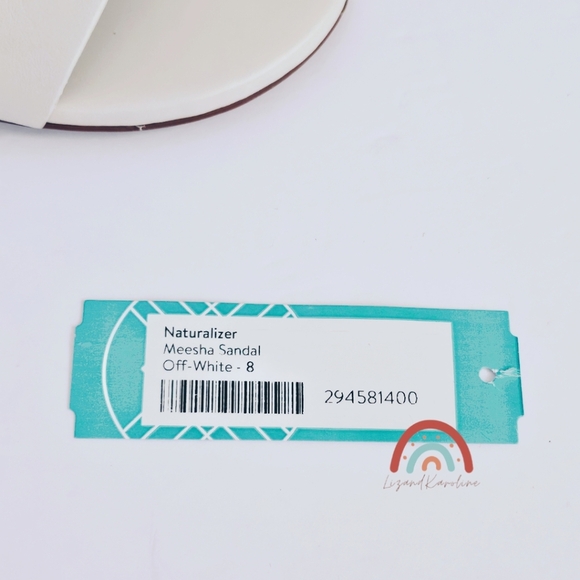 New! Naturalizer Meesha Leather Strappy Block Heel Sandal with Gold Buckle - Picture 13 of 13